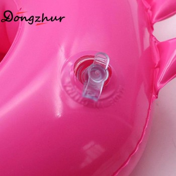 New Lovely Economic Convenient Drink Holder Cup Mats Inflatable Cup Holder Crab Rose Red Floating Summer Hawaii Toy AWE6818