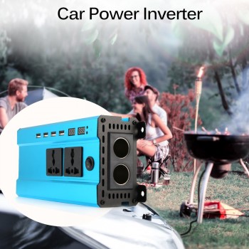 4000W Car Power Inverter Charger DC 12V/24V To AC 220V Sine Wave Converter Interfaces Voltage Transformer Adapter With 4 USB
