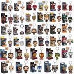 FUNKO POP Marvel Avengers Spider Loki Grootted Wonder Woman Harry Potter action figure model pocket keychain toys for kids gift