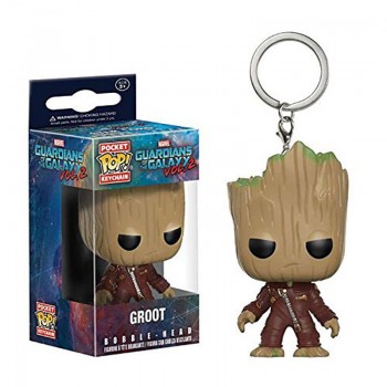 FUNKO POP Marvel Avengers Spider Loki Grootted Wonder Woman Harry Potter action figure model pocket keychain toys for kids gift
