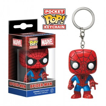 FUNKO POP Marvel Avengers Spider Loki Grootted Wonder Woman Harry Potter action figure model pocket keychain toys for kids gift