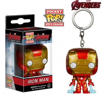 FUNKO POP Marvel Avengers Spider Loki Grootted Wonder Woman Harry Potter action figure model pocket keychain toys for kids gift