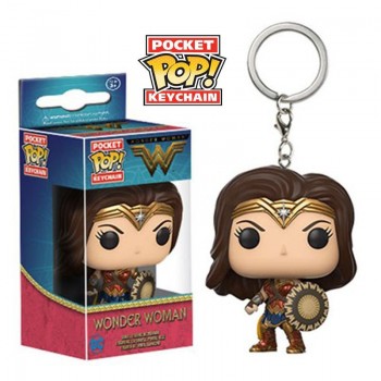 FUNKO POP Marvel Avengers Spider Loki Grootted Wonder Woman Harry Potter action figure model pocket keychain toys for kids gift