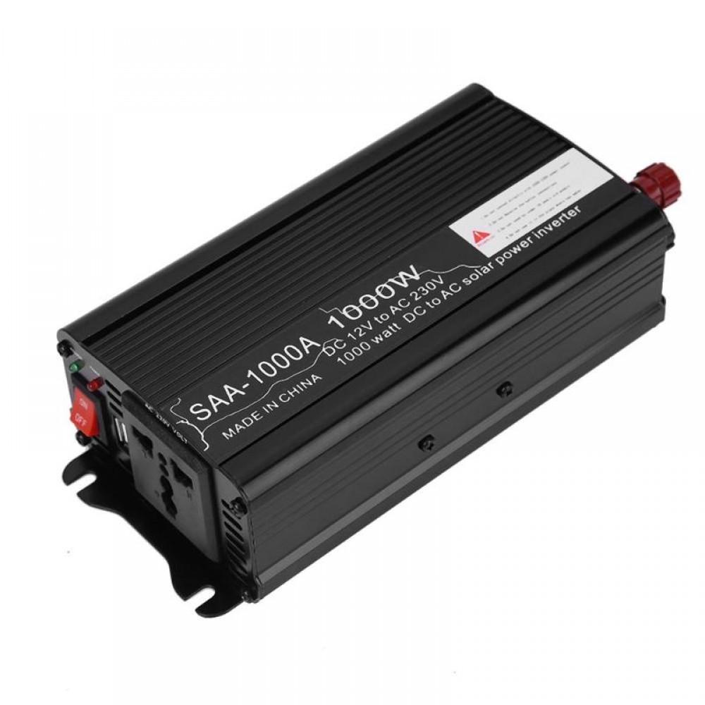 1000W Peak Car Power Inverter DC 12V/24V To AC 220V 50Hz Auto Inverters Cars DC AC Voltage Charger Converter USB ON/OFF Switch