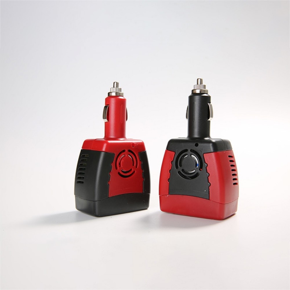 150W 12V DC to 220V AC Cigarette Lighter Power Supply Car Power Inverter Adapter with 0.5A USB Charger Port Audio Transformer