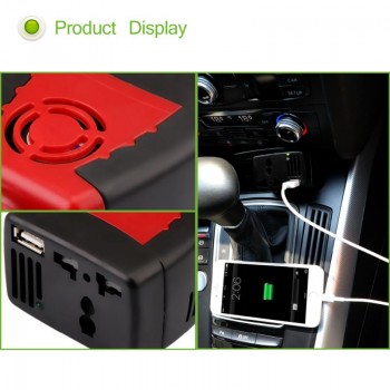 Car Power Inverter 150W 12V DC to 220V AC Converter Adapter Car Voltage Converter Automobiles Inversor with USB Car Charger