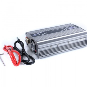 TBE 2000W Car Power Inverter DC 24V TO AC 220V Compact Portable Auto Power Inverter Charger Converter Adapter Modified Sine Wave