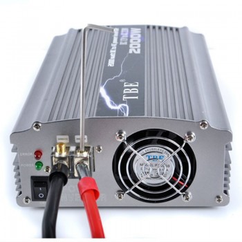 TBE 2000W Car Power Inverter DC 24V TO AC 220V Compact Portable Auto Power Inverter Charger Converter Adapter Modified Sine Wave