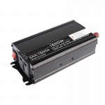 Black Car Inverters 3000W Peak Modified Sine Wave Car Power Inverter 50Hz DC 12V/24V to AC 220V Charger Converter