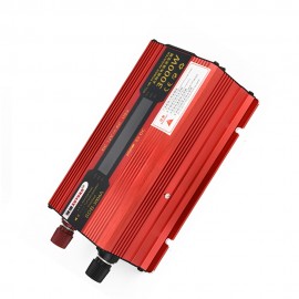 3000W Car Power Inverter Converter DC12/24V to AC110/220V 4 USB Interfaces LED Digital Display Solar