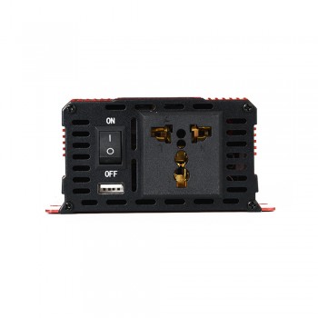 3000W Car Power Inverter Converter DC12/24V to AC110/220V 4 USB Interfaces LED Digital Display Solar