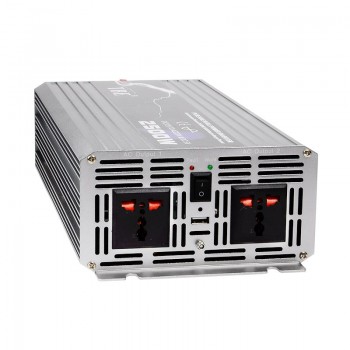 2019 2500W Power Inverter DC 12V TO AC 220V Pure Sine Wave USB Solar Car Power Inverter Peak Power Free Shipping