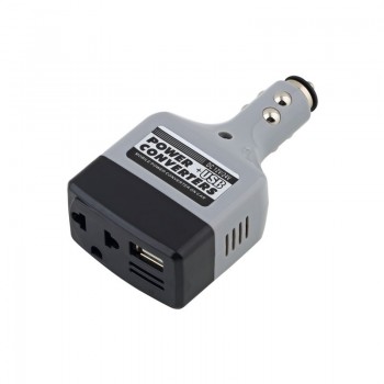 DC 12V 24V to AC 220V Automobile USB Mobile Power Converter Adapter Plug Inverter Transformer for Car Mobile Phone Chargers