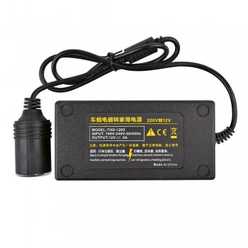 AOSHIKE Car Inverter AC 100V 220V to DC 12V Car Cigarette Lighter Converter Power Adapter Voltage Transformer Socket EU Plug
