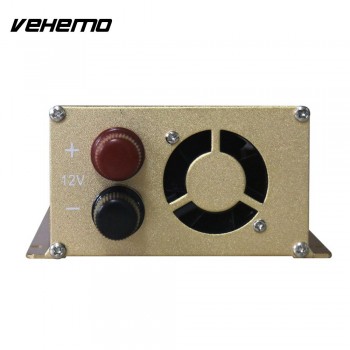 Vehemo 5000W Peak LED Display Power Inverter Transformer Car Inverter Car Converter Aluminium Alloy High Performance