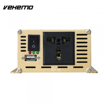 Vehemo 5000W Peak LED Display Power Inverter Transformer Car Inverter Car Converter Aluminium Alloy High Performance
