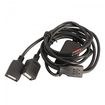 12V to 5V 3A 15W Double USB Female Socket DC-DC Buck Converter Step Down Module Car Charger Converter Aux Cable Cord Wire