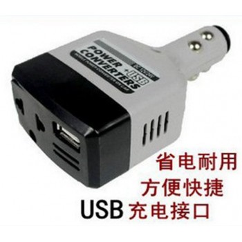 New in stock 5W Car Converter DC 12V-24V to AC 220V Car Voltage Power Inverter USB Car Charger for Phone MP3 Short Circuit