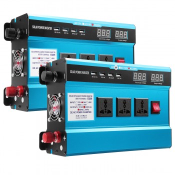 Voltage Transformer PEAK 10000W Car Solar Power Inverter DC12/ 24V to AC220V Sine Wave USB Converter Efficiency Circuit Protect