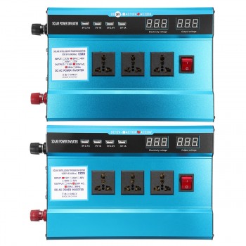 Voltage Transformer PEAK 10000W Car Solar Power Inverter DC12/ 24V to AC220V Sine Wave USB Converter Efficiency Circuit Protect