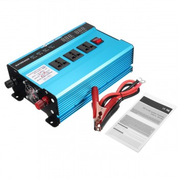 Voltage Transformer PEAK 10000W Car Solar Power Inverter DC12/ 24V to AC220V Sine Wave USB Converter Efficiency Circuit Protect