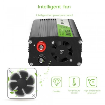 2000W Car Power Inverter Converter DC 12V to AC 220V Modified Sine Wave Power USB Charger Intelligent Temperature Control