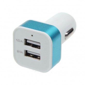 2018 HOT SALE Universal Car 12V To 5.0V 2.1A/1A 2Port USB Charger Adapter For Smart phone GPS car charger YYH#  best price Vicky