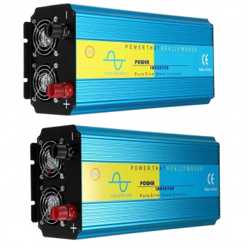 6000W DC12/24V To 220V Pure Sine Wave Caravan Watt Power Inverter Car Camping Insurance Light Weight Intelligent Control Buzzer