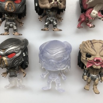 Original Funko pop Secondhand Predator - Masked Invisible Fugitive Dog Vinyl Action Figure Collectible Model Loose Toy No Box