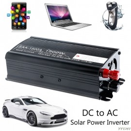Solar Power Inverter 12V DC To 110V AC Modified Vehicle USB Adapter Converter Car Inverter Power Supply Switch On-board Charger