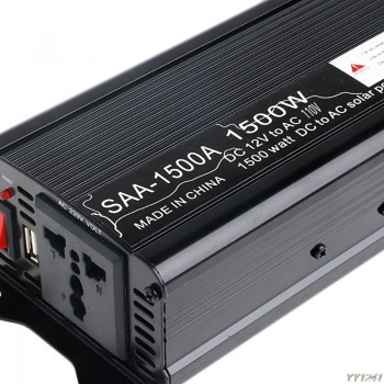 Solar Power Inverter 12V DC To 110V AC Modified Vehicle USB Adapter Converter Car Inverter Power Supply Switch On-board Charger