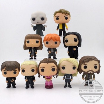 Original Funko POP Harry Potter Snape, Rubeus, Luna, Dobby, Draco Malfoy, Cedric, Sirius, Neville, Hermione Loose Figure Toys