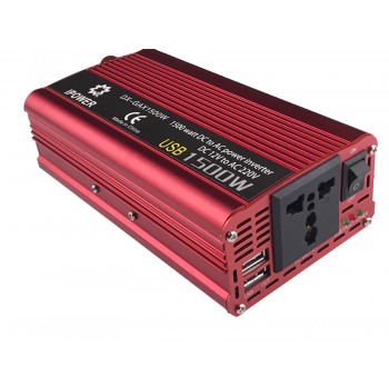Professional 1500W Car Inverter DC 12V to AC 220V-240V Power Inverter Charger Converter Transformer Vehicle Power Supply Switch