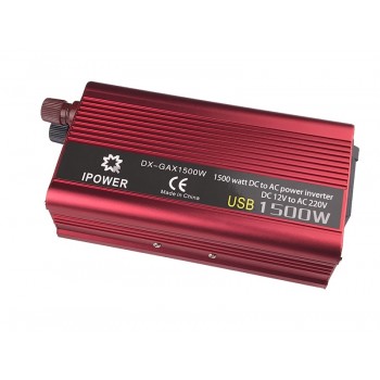Professional 1500W Car Inverter DC 12V to AC 220V-240V Power Inverter Charger Converter Transformer Vehicle Power Supply Switch