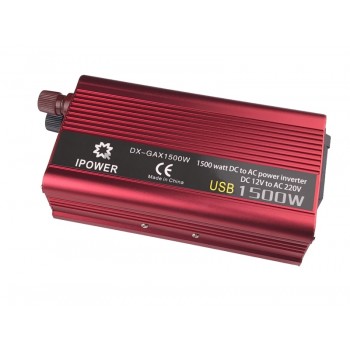 Professional 1500W Car Inverter DC 12V to AC 220V-240V Power Inverter Charger Converter Transformer Vehicle Power Supply Switch