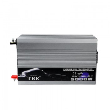 5000W DC 12V to AC 220V Car Pure Sine Wave Power Inverter Converter Car Charger(10000W Peak Power)
