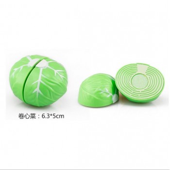 Hot Sale Plastic Kitchen Food Fruit Vegetable Cutting Kids Pretend Play Educational Toy Safety Children Kitchen Toys Sets