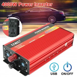 4000W/8000W Modified Sine Wave Power Inverter 12V to AC 230V Car Caravan Camping
