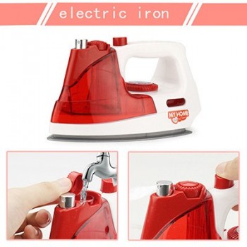 Simulation pretend play set coffee machine amp; eggbeater maciheamp;juice machine amp;microwave oven amp;vocuum cleaner toys brinquedo nina