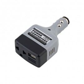 1Piece DC 12V to AC 220V Auto Car Power Converter Inverter Adapter Charger With USB Charger