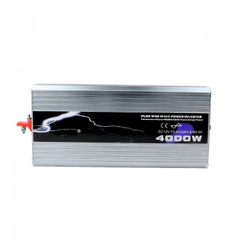4000W Pure Sine Wave Car Power Inverter DC 12V/24V/48V TO AC 110V/220V For Solar/Wind/Car/Gas Power Converter Peak Power 8000W