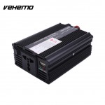 Vehemo Aluminium Alloy 3000W Peak Solar Power Inverter Transformer Converter Car Inverter Portable Power Inverter