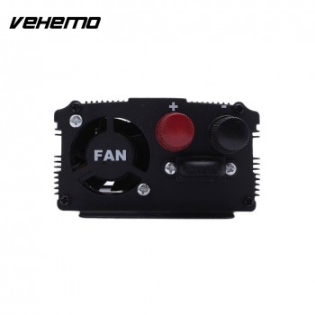 Vehemo Aluminium Alloy 3000W Peak Solar Power Inverter Transformer Converter Car Inverter Portable Power Inverter
