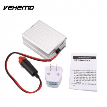 200W Car Power Inverter USB Converter DC 12V To AC 220V w/Adapter Plug Compact*