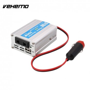 200W Car Power Inverter USB Converter DC 12V To AC 220V w/Adapter Plug Compact*