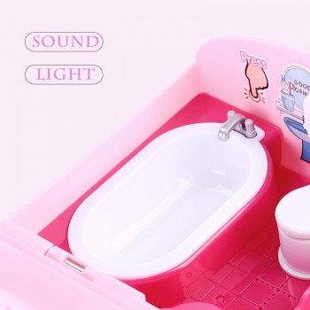 Finger Rock Kids Pretend Play Kitchen Toys Set Secure Lock Princess Handbag Kits With Light amp; Sound Christmas Gift Toys For Girl
