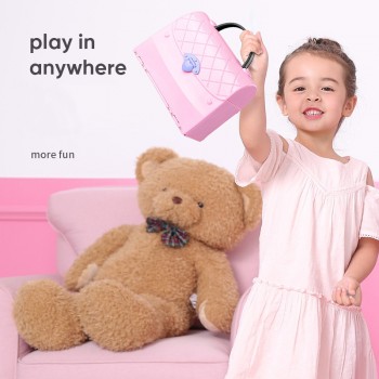 Finger Rock Kids Pretend Play Kitchen Toys Set Secure Lock Princess Handbag Kits With Light amp; Sound Christmas Gift Toys For Girl