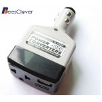 BEESCLOVER Car Cigarette Lighter Socket Power+USB Converter Car Power Converter Inverter 12V/24V for 220V Adapter Charger