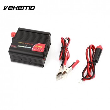 Vehemo Aluminium Alloy DC12V To AC220V Power Inverter Automobile Car Inteverter Dual Converter Portable Adapter Premium Quality