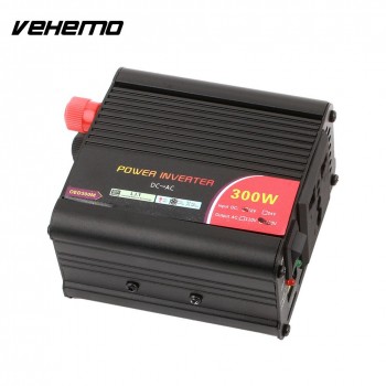 Vehemo Aluminium Alloy DC12V To AC220V Power Inverter Automobile Car Inteverter Dual Converter Portable Adapter Premium Quality